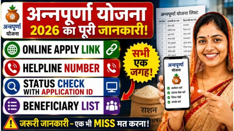 Annapurna Yojana Status Check 2026