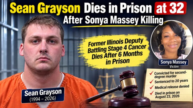 Sean Grayson Dies in Prison at Age 32
