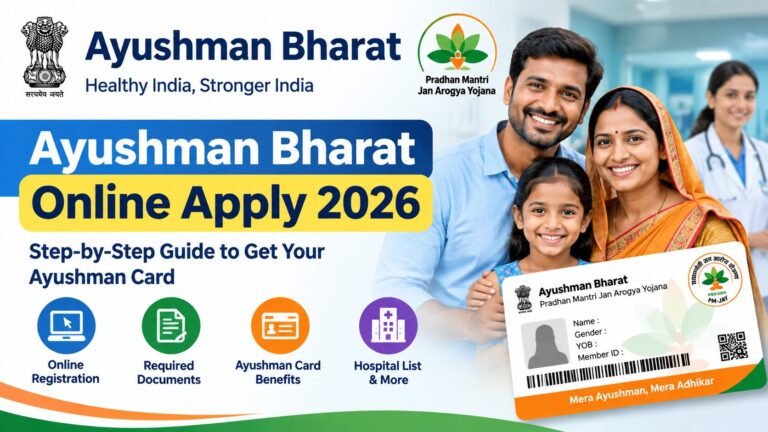Ayushman Bharat Online Apply 2026